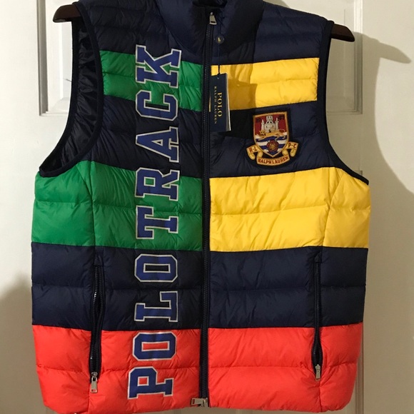 Polo Ralph Lauren Other - Polo Ralph Lauren Multicolor Polo Track PufferVest
